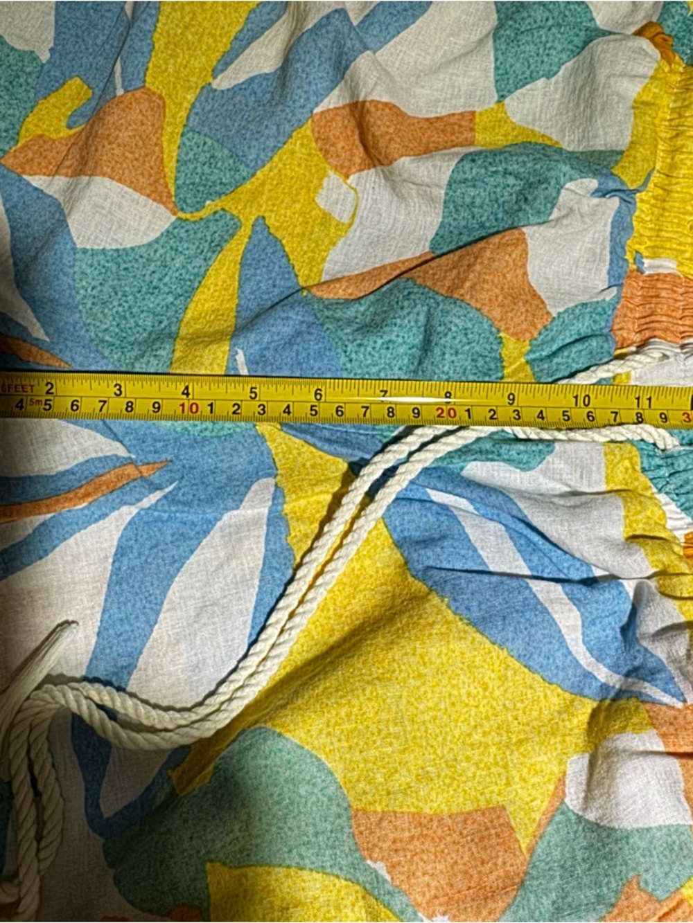 Calypso St. Barth Cropped Linen Tropical Pull On Pants Size Small Vacation - Picture 6 of 10